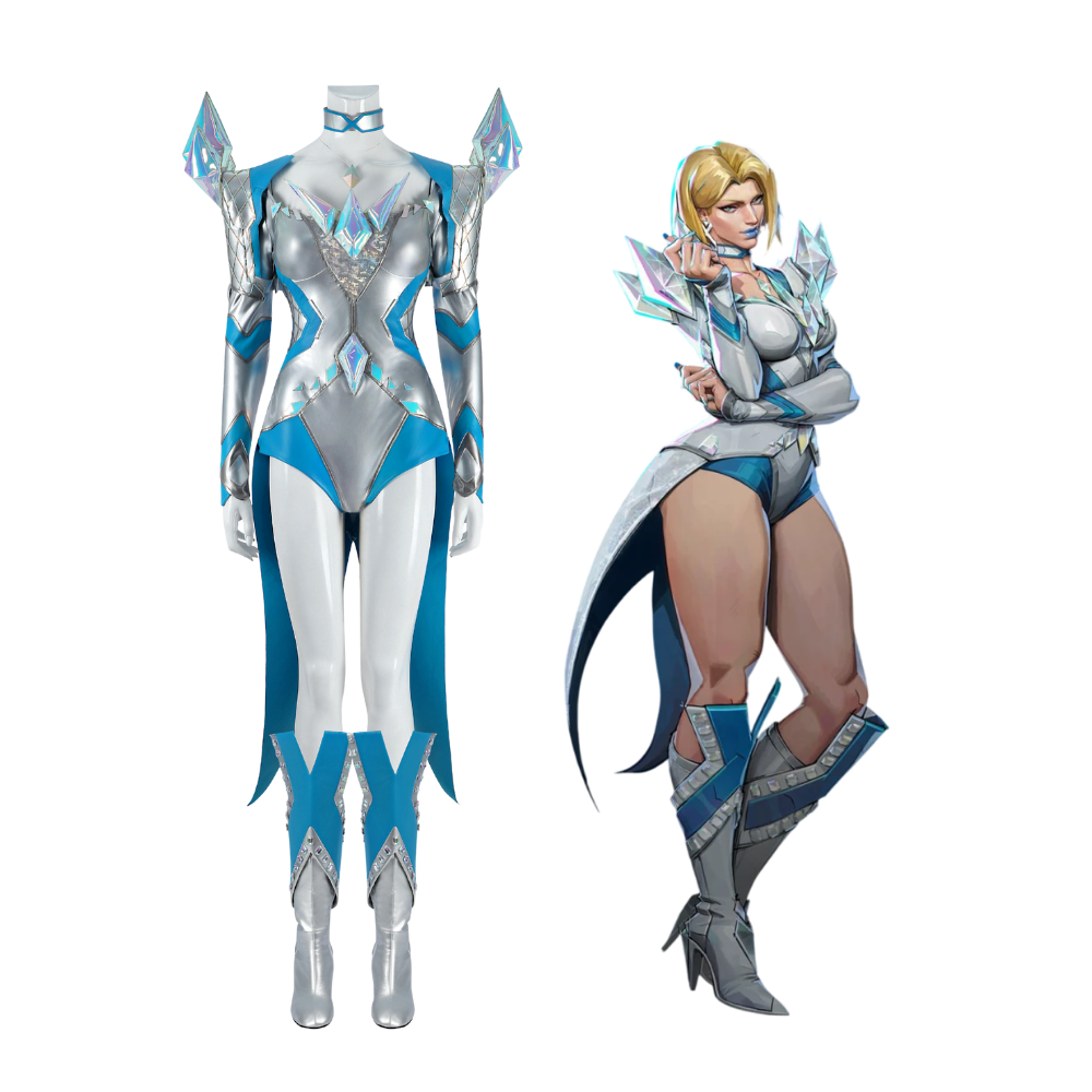 Marvel Rivals White Queen Emma Frost Cosplay Costume | Gaming Outfit