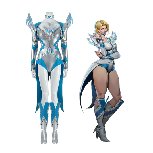 Marvel Rivals White Queen Emma Frost Cosplay Costume | Gaming Outfit