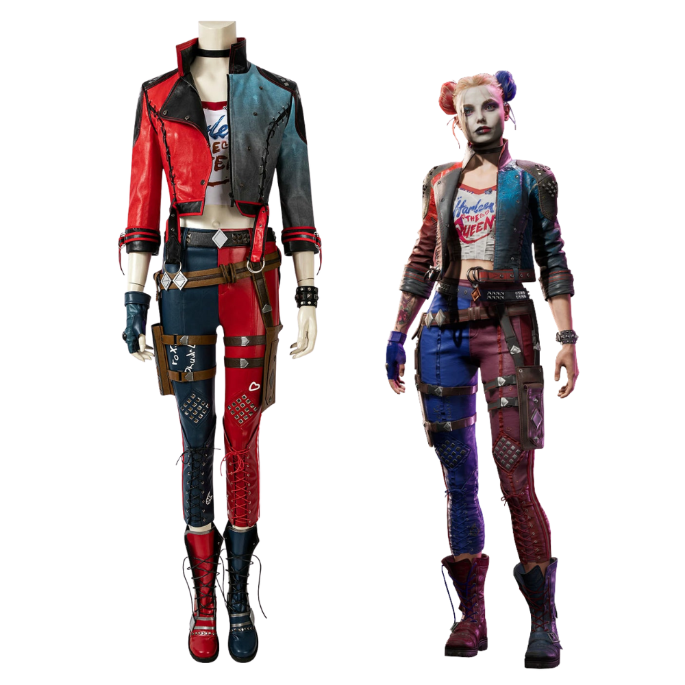 Suicide Squad Kill the Justice League Harley Quinn Cosplay Costume  | DC Outfit
