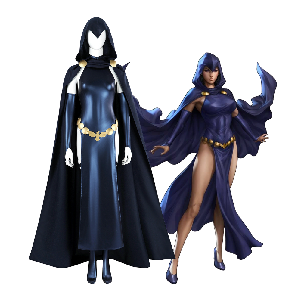 Raven New Earth Cosplay Costume | DC Outfit