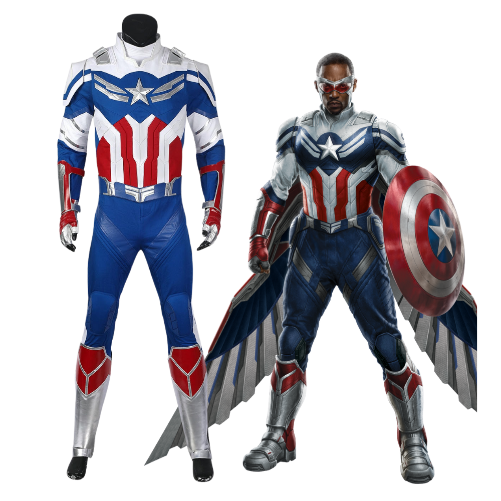 The Falcon and the Winter Soldier Sam Wilson Cosplay Costume | Marvel Outfit