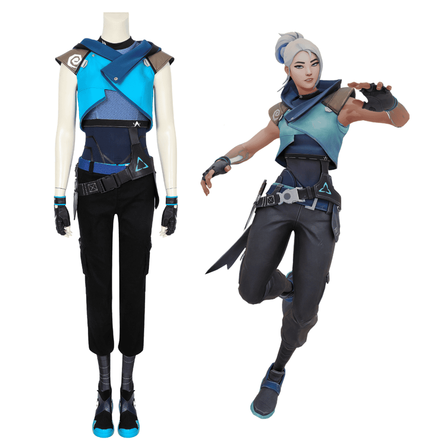 Valorant Agent Jett Complete Cosplay Costume Outfit