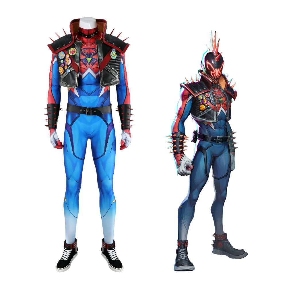 Marvel Rivals Spider-Punk 2099 Cosplay Costume | Gaming Outfit