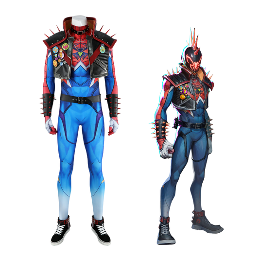 Marvel Rivals Spider-Punk 2099 Cosplay Costume | Gaming Outfit