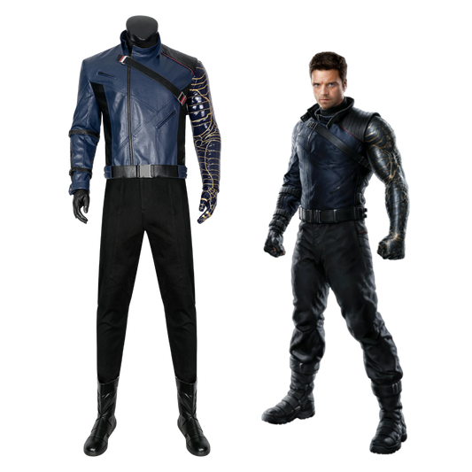 The Falcon and the Winter Soldier Bucky Barnes Cosplay Costume | Marvel Outfit