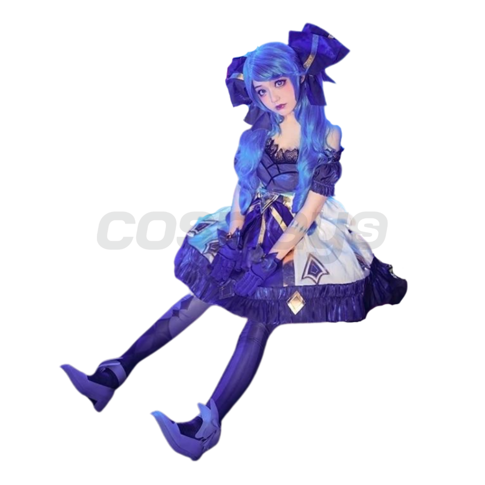 League of Legend Gwen Complete Cosplay Costume Outfit