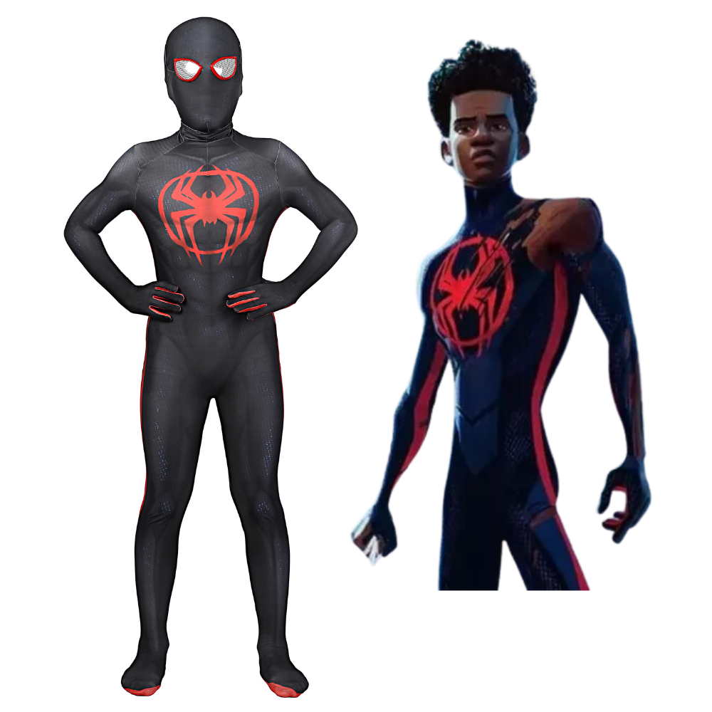 Kids Spider-Man Miles Morales Cosplay Costume | Marvel Outfit