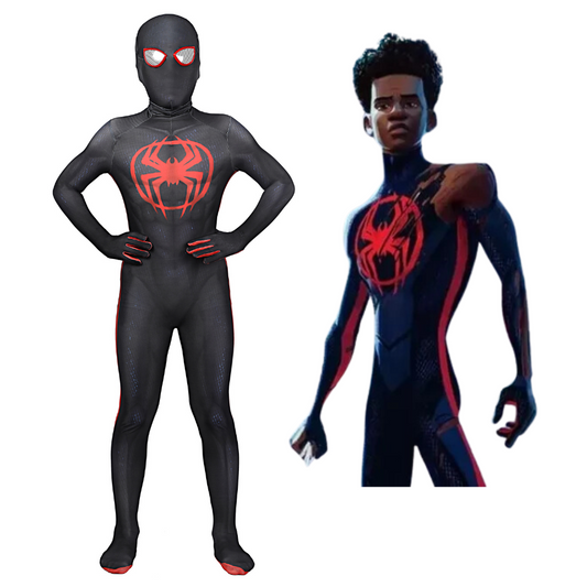 Kids Spider-Man Miles Morales Cosplay Costume | Marvel Outfit