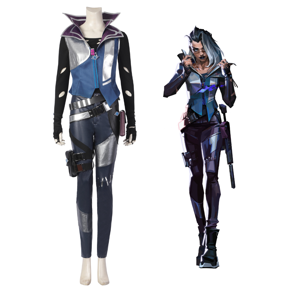 Valorant Agent Fade Complete Cosplay Costume Outfit