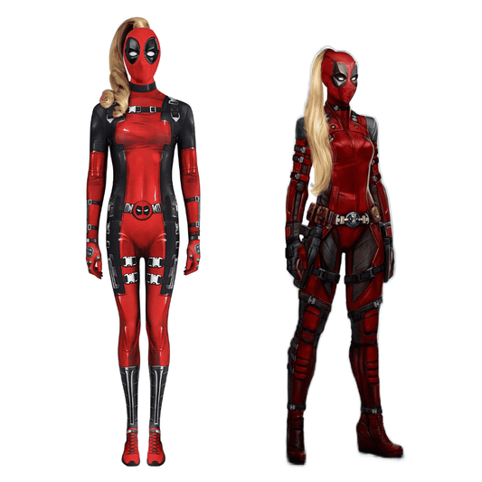 Marvel Deadpool 3 Ladypool Complete Cosplay Costume Outfit