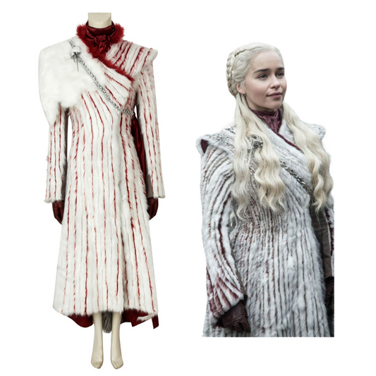 Game of Thrones Season 8 Daenerys Targaryen V2 Complete Cosplay Costume Outfit