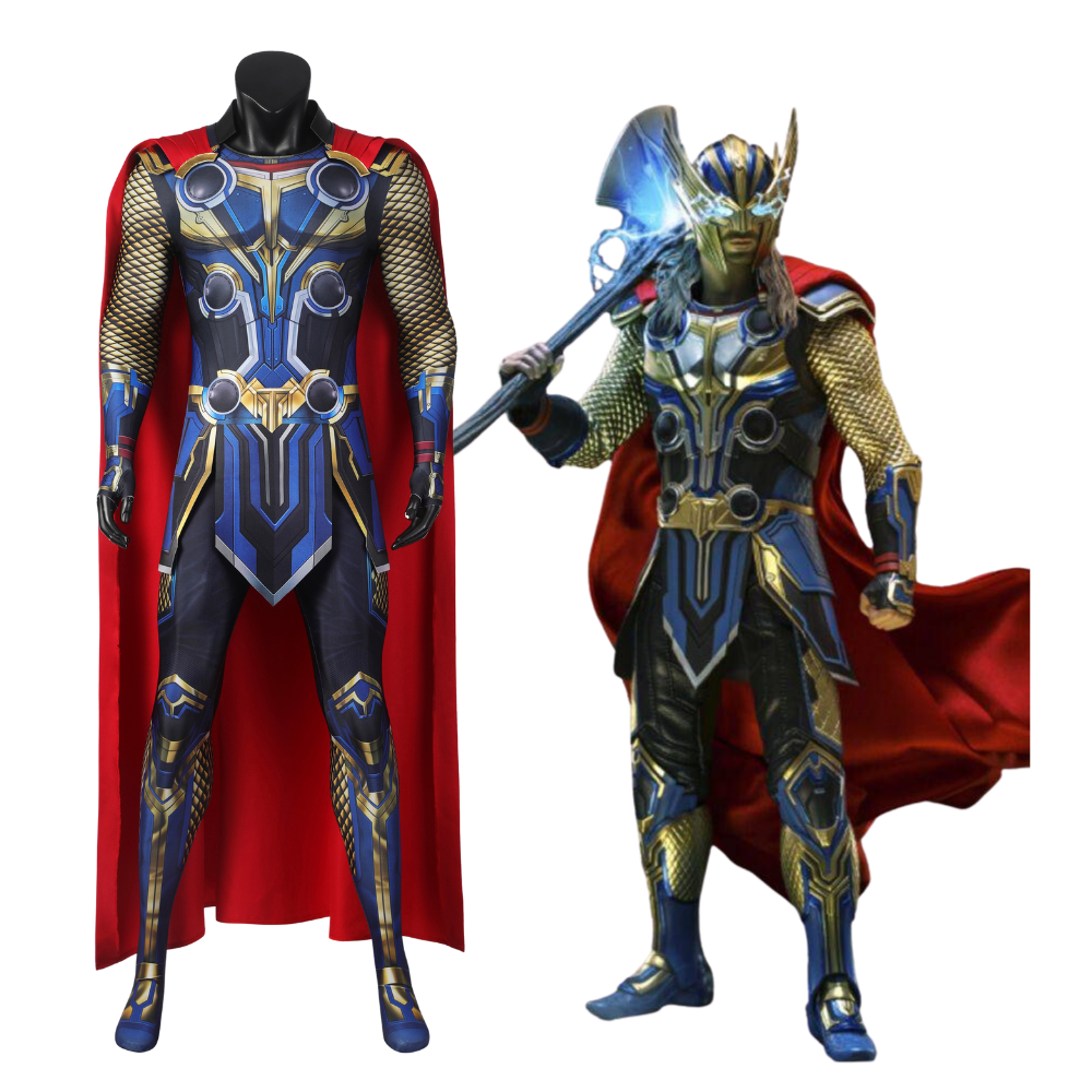 Marvel Thor 4 Thunder & Love Complete Cosplay Costume Outfit