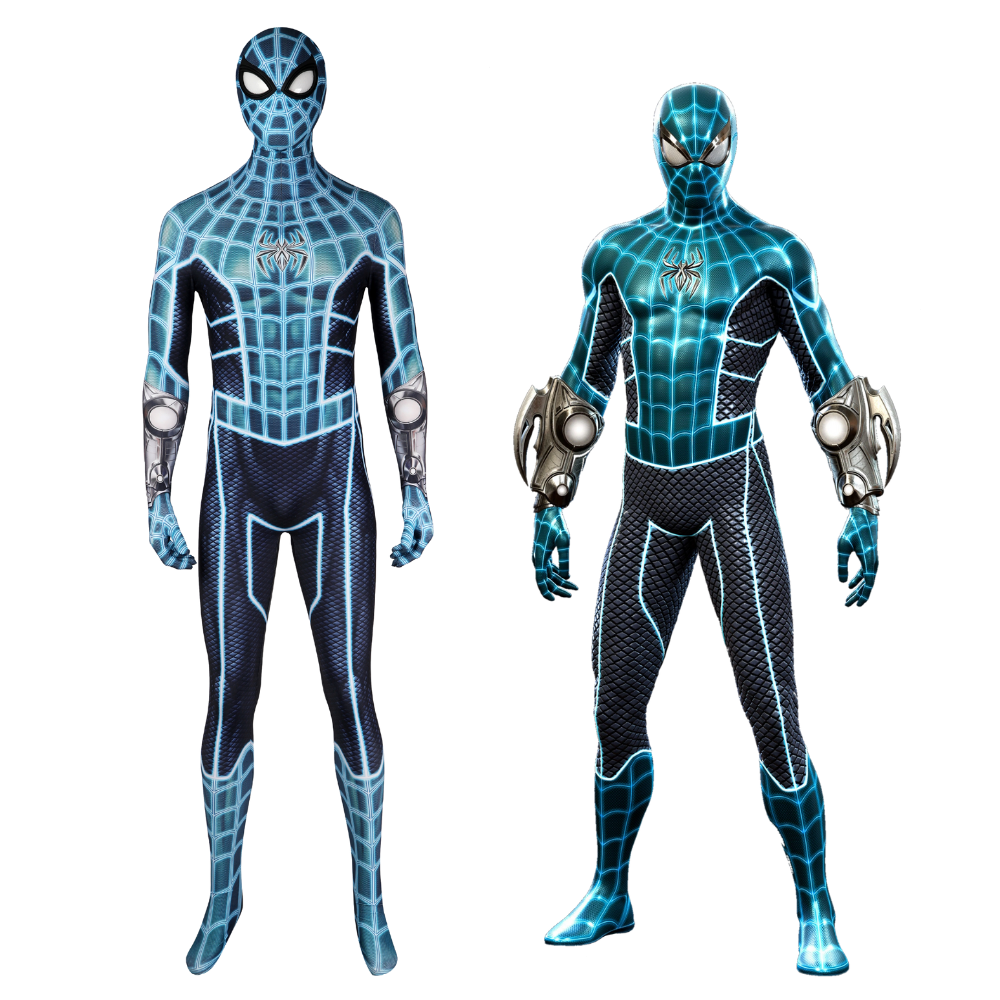 Marvel Spiderman Fear-Itself Suit Complete Cosplay Costume Outfit