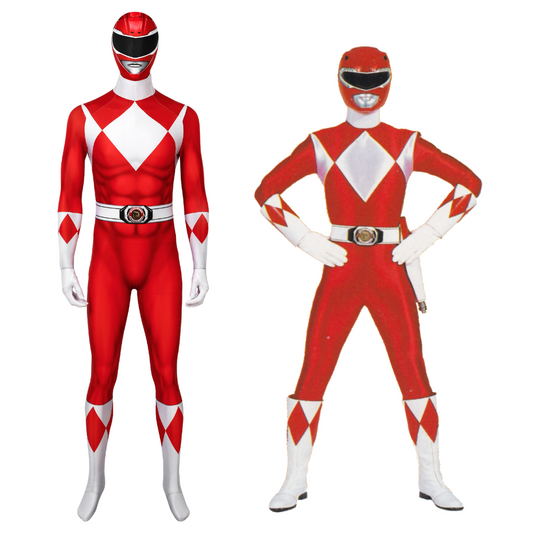 Power Ranger Jason Red Ranger Complete Cosplay Costume Outfit