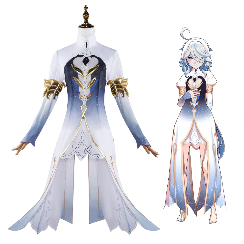 Genshin Impact Focalors Carnival Cosplay Costume | Gaming Outfit