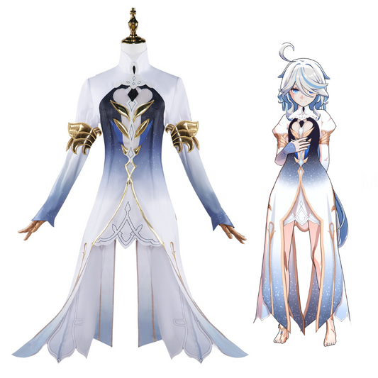 Genshin Impact Focalors Carnival Cosplay Costume | Game Outfit