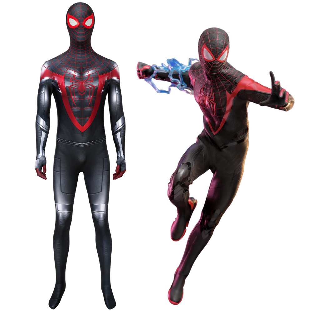 Spider-Man PS5 Miles Morales Cosplay Costume | Marvel Outfit