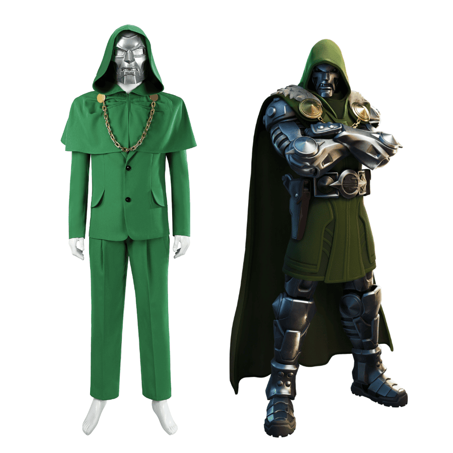 Marvel Doctor Doom Complete Custom Cosplay Costume Outfit