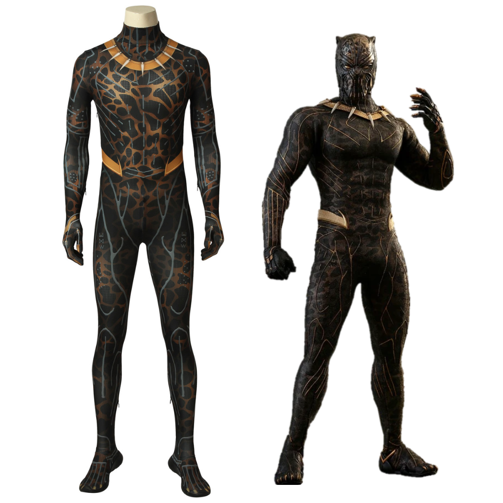 Marvel Black Panther Erik Stevens Complete Cosplay Costume Outfit