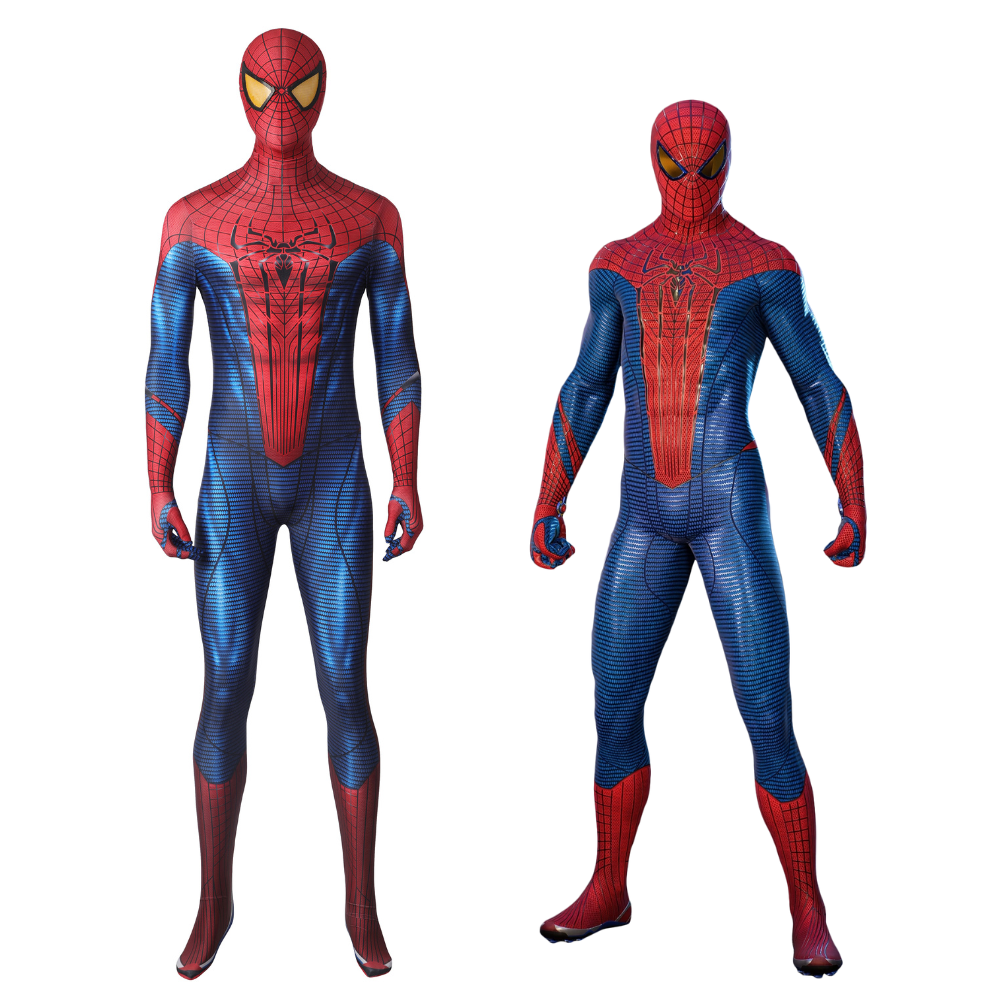 Marvel Spiderman PS5 Amazing Suit Complete Cosplay Costume Outfit