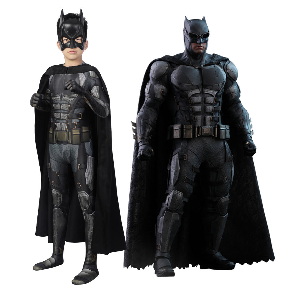 Kids Batman Justice League V2 Cosplay Costume | DC Outfit