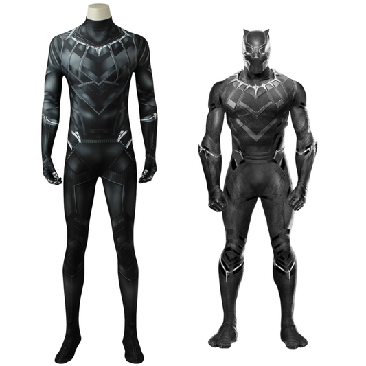 Marvel Black Panther Civil War Complete Cosplay Costume Outfit