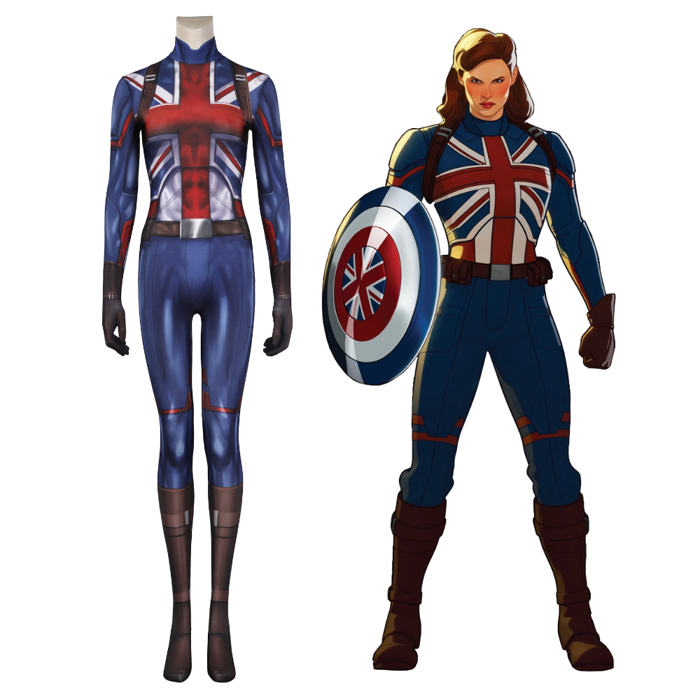 Captain Carter Cosplay Costume | Marvel Outfit