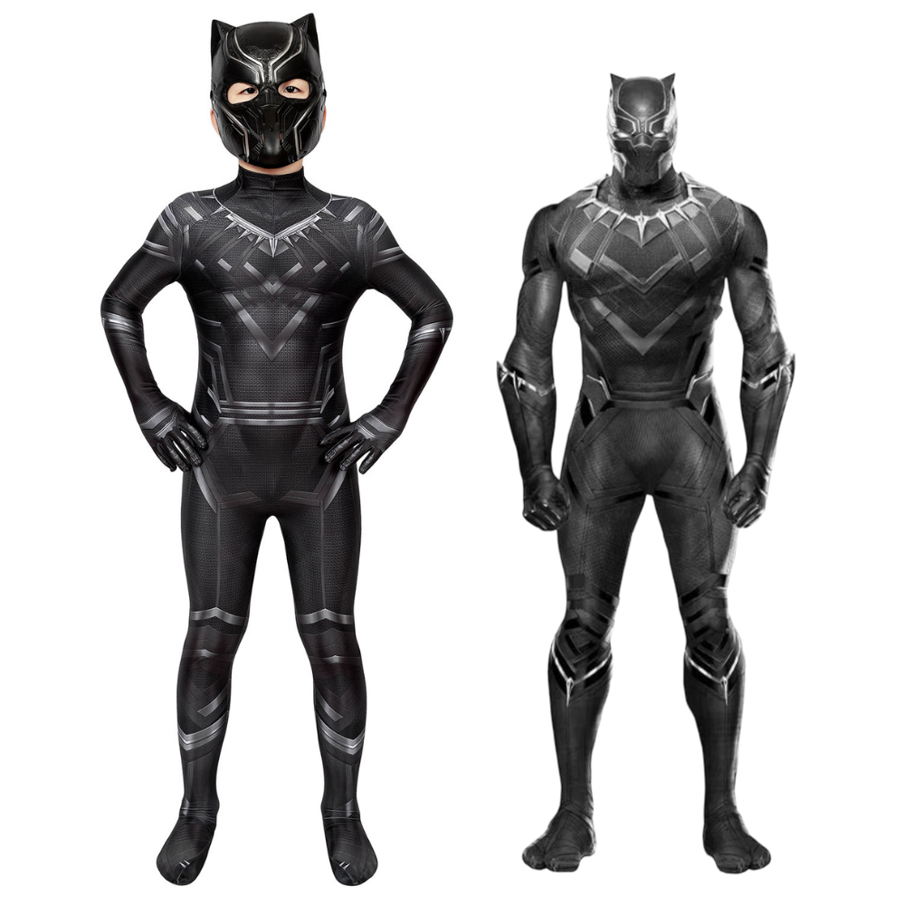 Kids Black Panther Civil War Cosplay Costume | Marvel Outfit