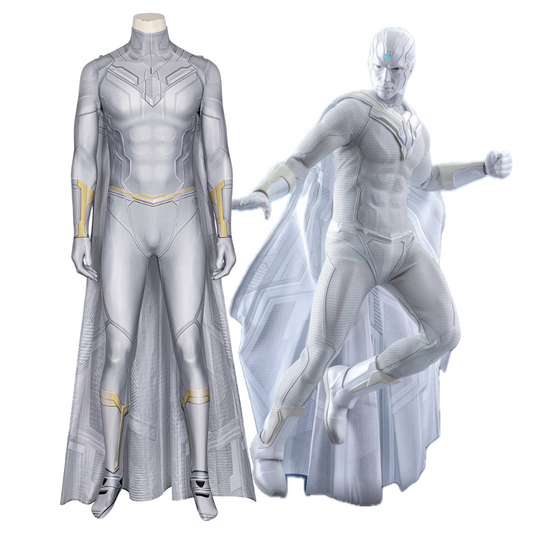 White Vision Cosplay Costume | Marvel Outfit