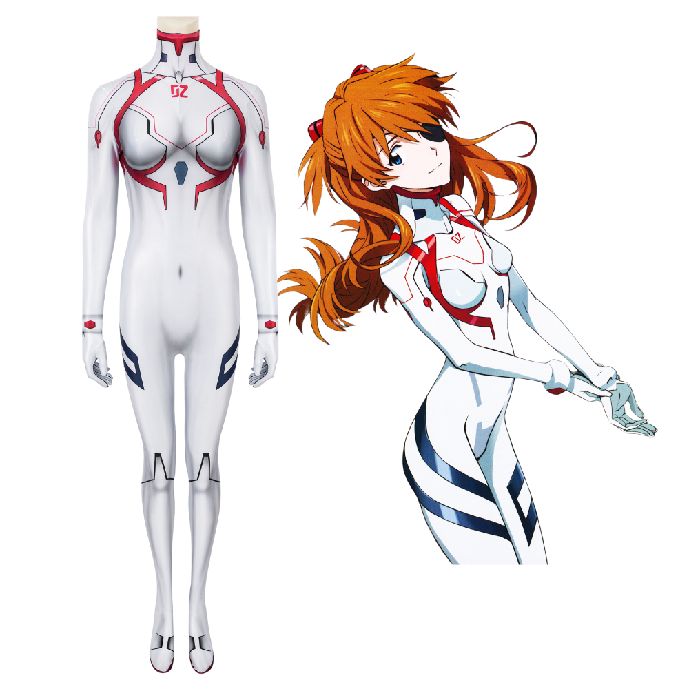 EVA Asuka Langley Soryu Complete Cosplay Costume Outfit