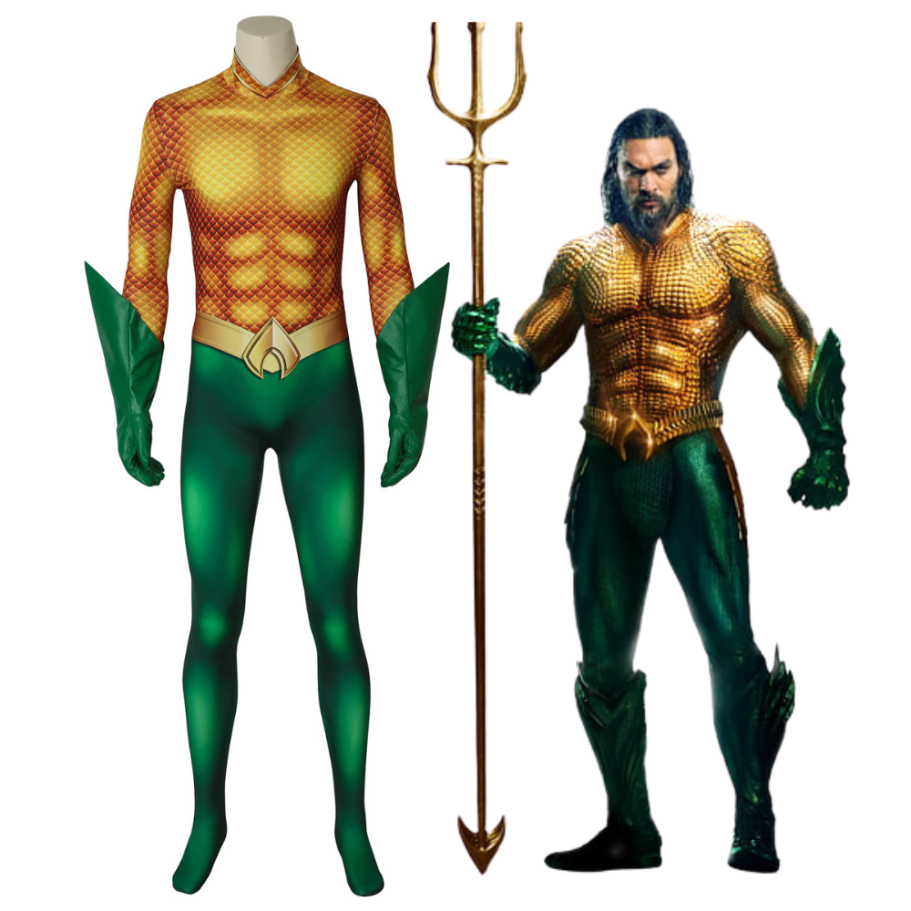 DC Aquaman Arthur Curry Complete Cosplay Costume Outfit