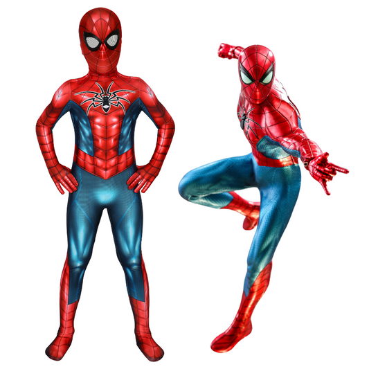 Kids Spider-Man PS4 Armour MK IV Cosplay Costume | Marvel Outfit