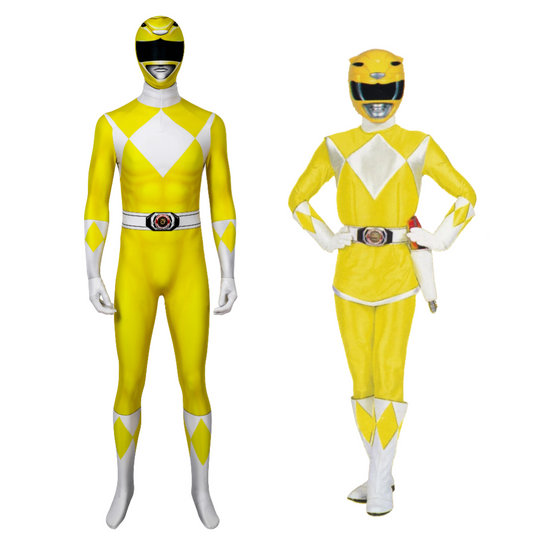 Power Ranger Trini Kwan Yellow Ranger Complete Cosplay Costume Outfit