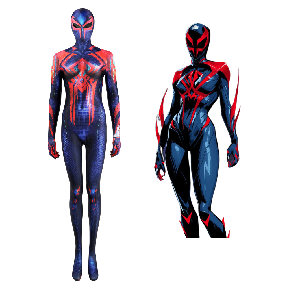 Marvel Spiderman Female 2099 Complete Cosplay Costume Outfit