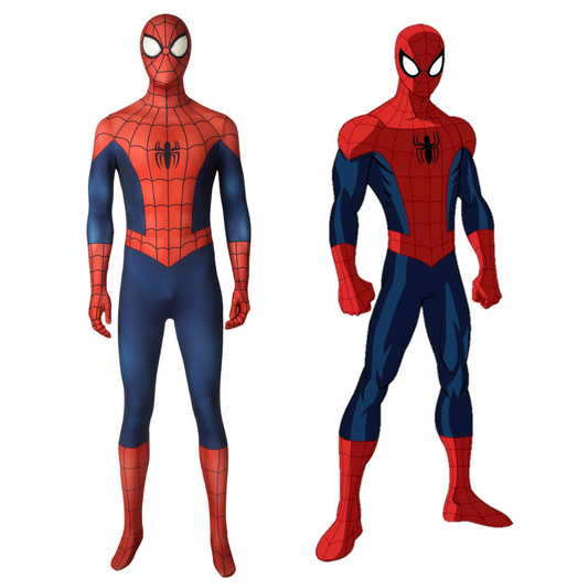 Marvel Ultimate Spiderman Complete Cosplay Costume Outfit