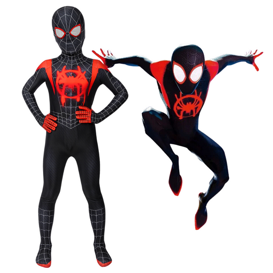 Kids Spider-Man Miles Morales Cosplay Costume | Marvel Outfit