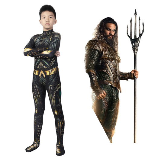 Kids Aquaman Arthur Curry Cosplay Costume | DC Outfit