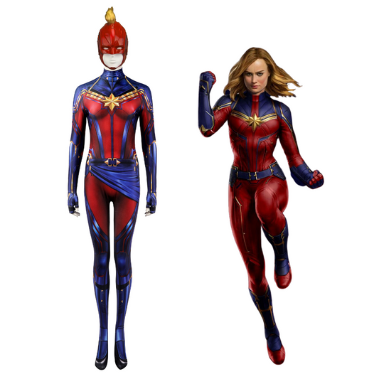 Captain Marvel Endgame Cosplay Costume | Marvel Outfit