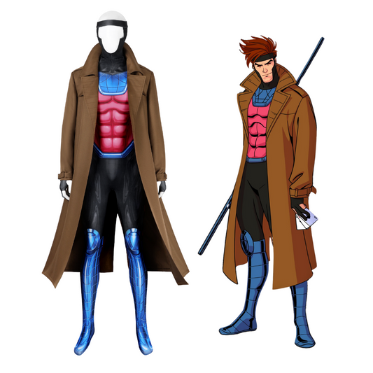 Marvel Deadpool Gambit Complete Custom Cosplay Costume Outfit