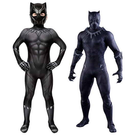 Kids Black Panther Cosplay Costume | Marvel Outfit