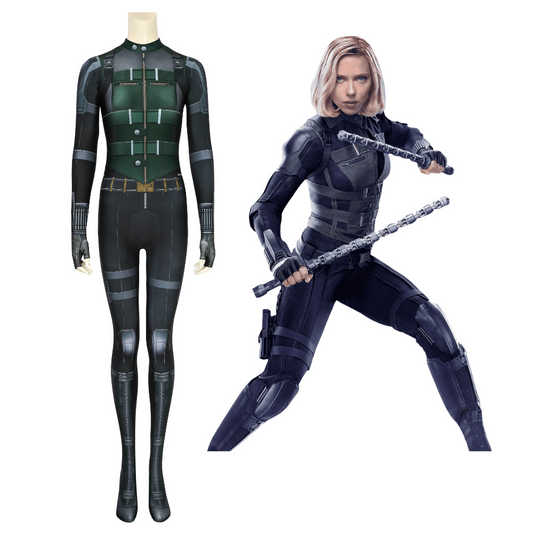 Avengers Infinity War Black Widow Cosplay Costume | Marvel Outfit