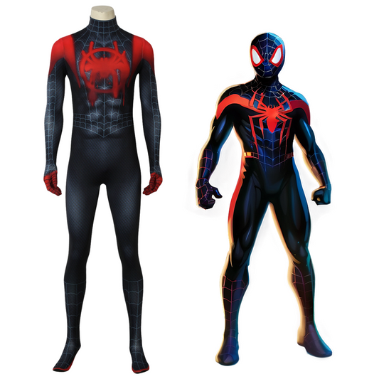 Spider-Man Miles Morales Cosplay Costume | Marvel Outfit