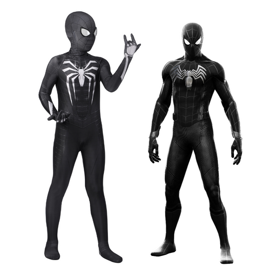 Kids Spider-Man Symbiote Black Suit Cosplay Costume | Marvel Outfit