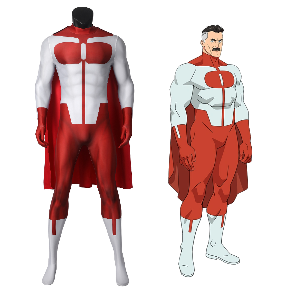 Invincible Omni-Man Nolan Grayson Cosplay Costume | DC Outfit