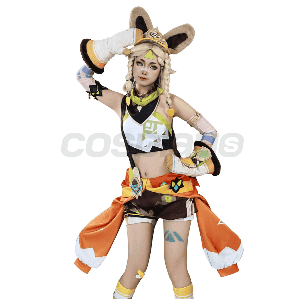 Genshin Impact Kachina Complete Cosplay Costume Outfit