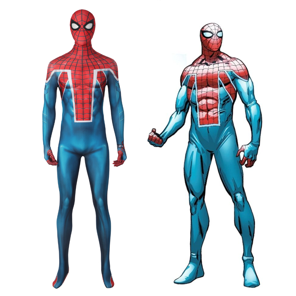 Spider-Man PS5 UK Suit Cosplay Costume | Marvel Outfit