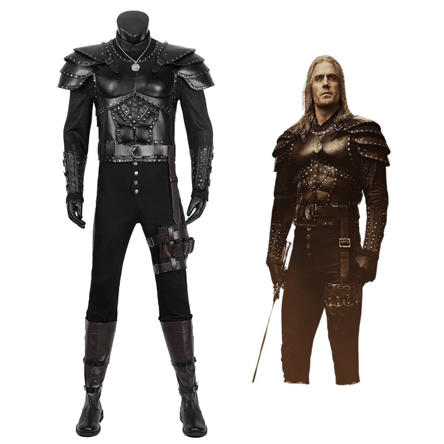 Costume de cosplay Geralt de Riv dans The Witcher 2 | Tenue fantaisie