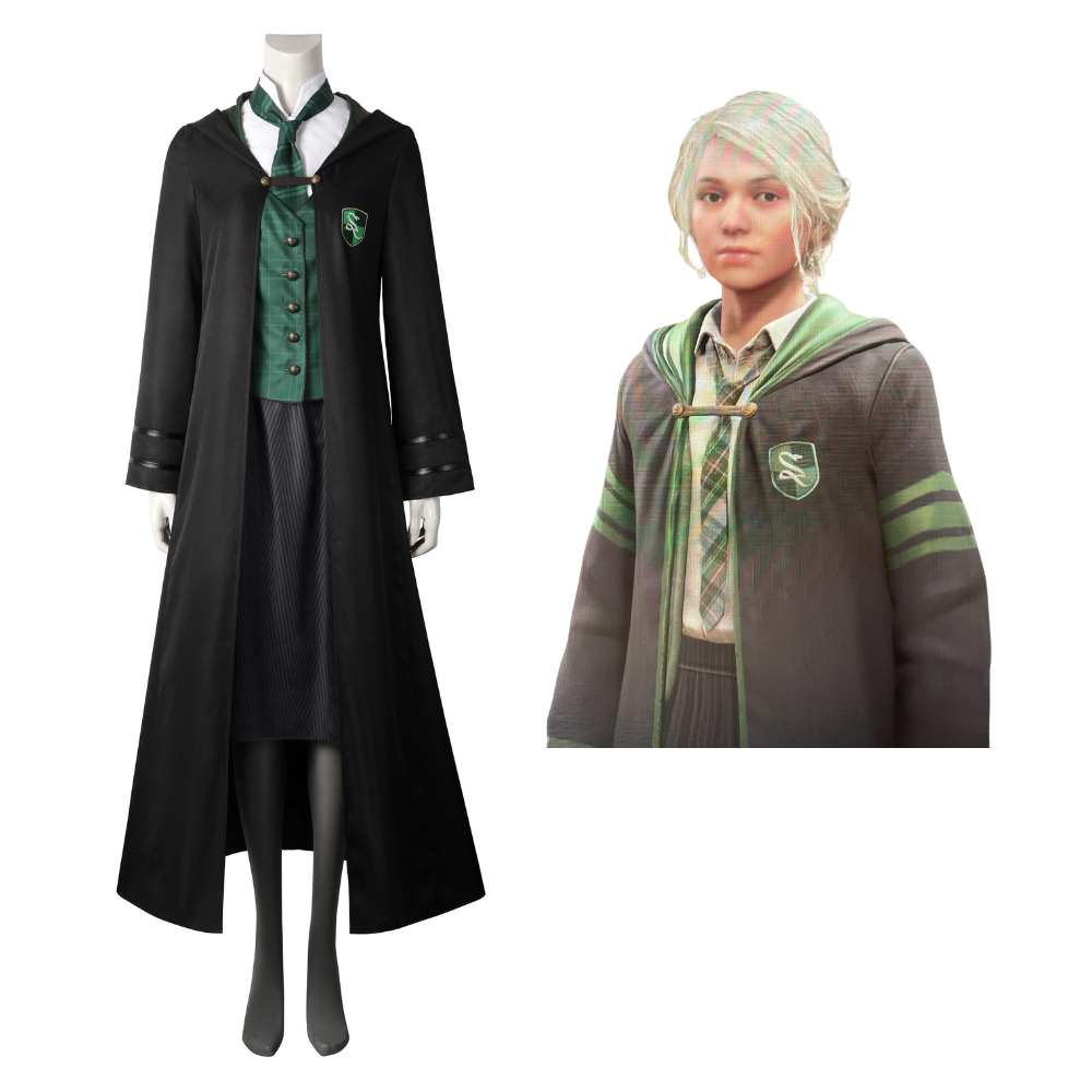 Harry Potter Slytherin Female Cosplay Costume | Gaming Outfit