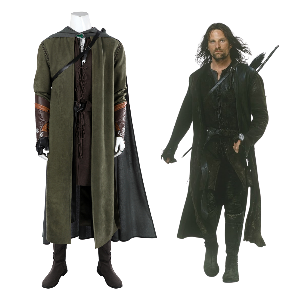 Lord of the Rings Aragorn Cosplay Costume | Fantasy Outfit