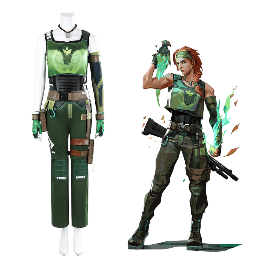 Valorant Agent Skye Cosplay Costume | Gaming Outfit